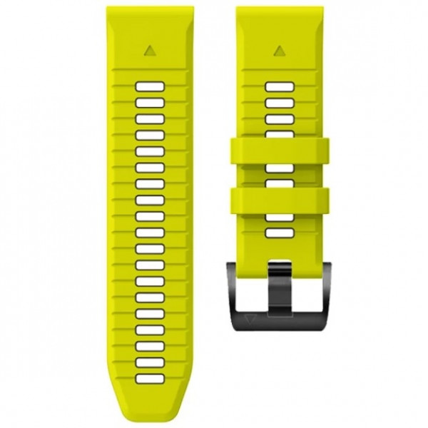  Ремешок Tech-Protect IconBand Pro для Garmin Fenix 5 | 6 | 6 Pro | 7 Lime Black (9319456605068)